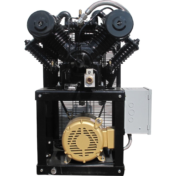Industrial Gold 10Hp, 208-230V, 3 Phase, 60Hz, Cube Air Comp., 35Cfm at 175Psi, Igq103 IGQ103 - main